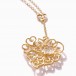 NECKLACE "HEART" WITH DIAMONDS