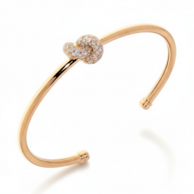 ALBERTI BRACELET WITH DIAMONDS "KNOT"