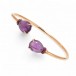 ALBERTI BANGLE WITH PINK SAPPHIRES AND AMETHYSTS