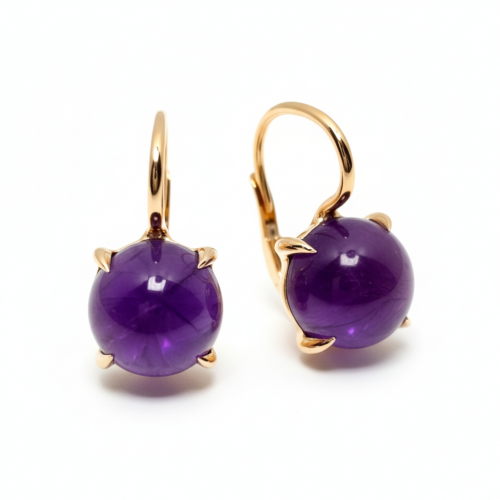 ALBERTI СЕРЬГИ С АМЕТИСТАМИ