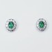 ALBERTI EARRINGS WITH EMERALDS AND DIAMONDS