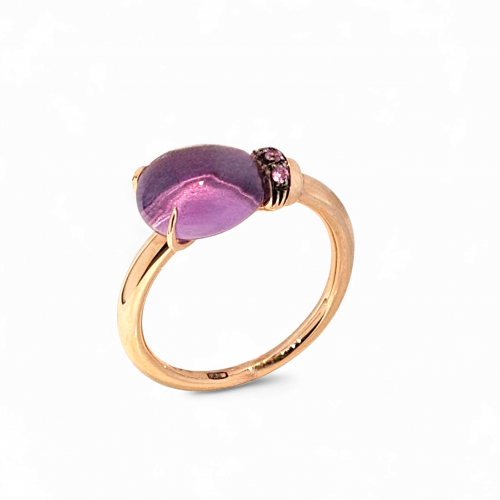 ALBERTI RING WITH PINK SAPPHIRES AND AMETHYST