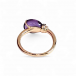 ALBERTI RING WITH PINK SAPPHIRES AND AMETHYST