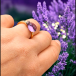 ALBERTI RING WITH PINK SAPPHIRES AND AMETHYST