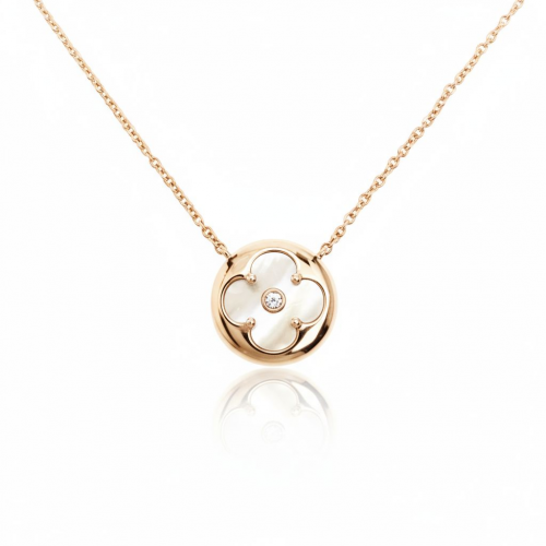 ALBERTI ЗОЛОТОЕ КОЛЬЕ "HAPPY CLOVERLEAF"