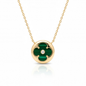 ЗОЛОТЫЕ СЕРЬГИ "HAPPY CLOVERLEAF"