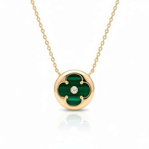 ЗОЛОТЫЕ СЕРЬГИ "HAPPY CLOVERLEAF"