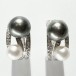 FERAUD EARRINGS WITH PEARLS AND DIAMONDS