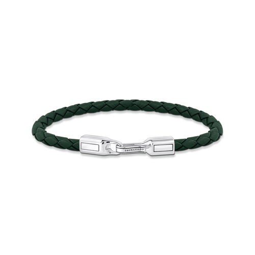 THOMAS SABO  DARK GREEN LEATHER STRAP