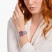 THOMAS SABO Ladies' watch Divine Burgundy with wine-red dial and white zirconia stones