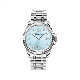THOMAS SABO Ladies' watch Divine Blue with light blue dial and white zirconia stones 