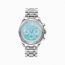 THOMAS SABO Watch Divine Chrono with dial in turquoise, silver-coloured