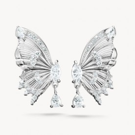 THOMAS SABO СЕРЕБРЯННЫЕ СЕРЬГИ БАБОЧКИ