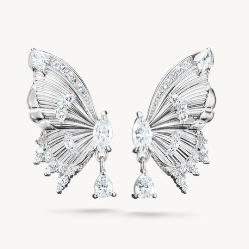 THOMAS SABO СЕРЕБРЯННЫЕ СЕРЬГИ БАБОЧКИ